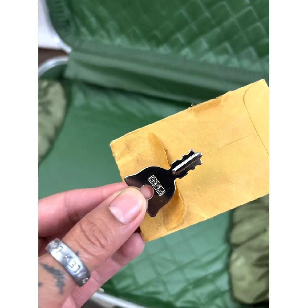 Vintage Green Hard-Shell Suitcase